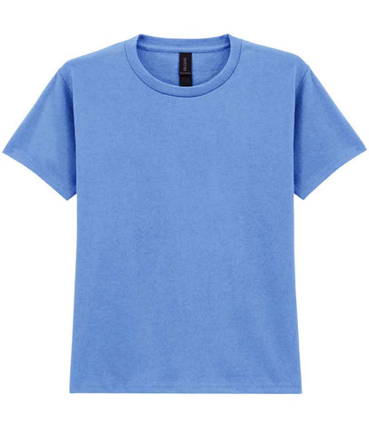 Gildan GD05B Carolina Blue Front -  Ready to be Embroidered and Printed by Custard Workwear - Cheap Personalised and Customised Workwear in Nottinghamshire, Derbyshire and Leicestershire