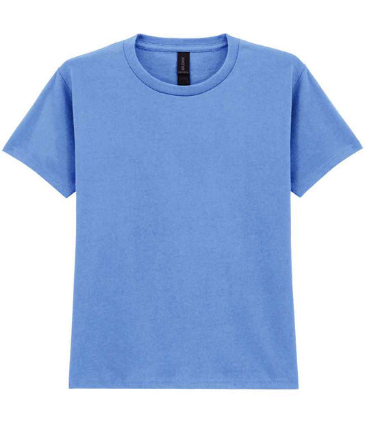 Gildan GD05B Carolina Blue Front -  Ready to be Embroidered and Printed by Custard Workwear - Cheap Personalised and Customised Workwear in Nottinghamshire, Derbyshire and Leicestershire