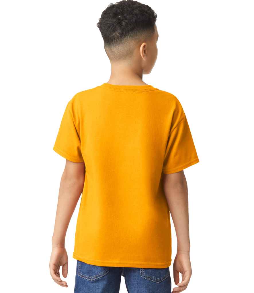 Gildan GD05B Gold Model -  Ready to be Embroidered and Printed by Custard Workwear - Cheap Personalised and Customised Workwear in Nottinghamshire, Derbyshire and Leicestershire