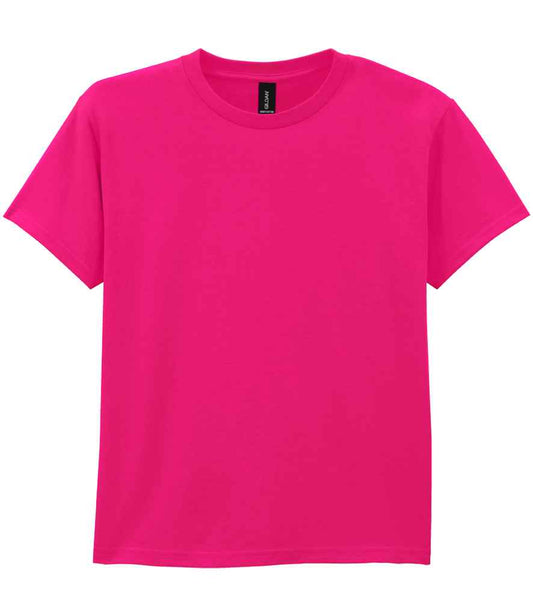 Gildan GD05B Heliconia Front -  Ready to be Embroidered and Printed by Custard Workwear - Cheap Personalised and Customised Workwear in Nottinghamshire, Derbyshire and Leicestershire