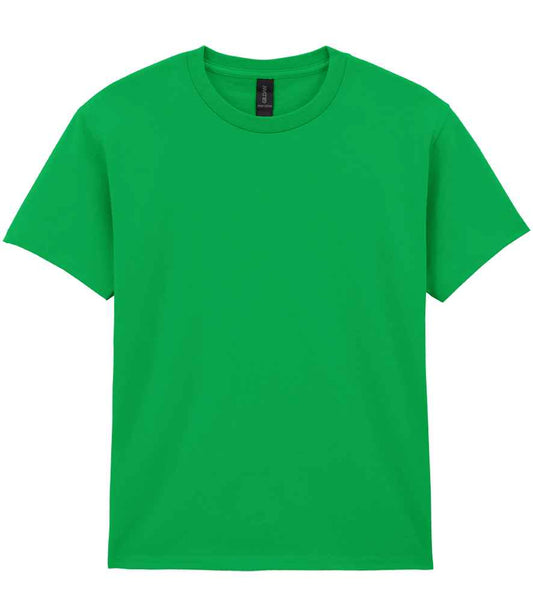 Gildan GD05B Irish Green Front -  Ready to be Embroidered and Printed by Custard Workwear - Cheap Personalised and Customised Workwear in Nottinghamshire, Derbyshire and Leicestershire