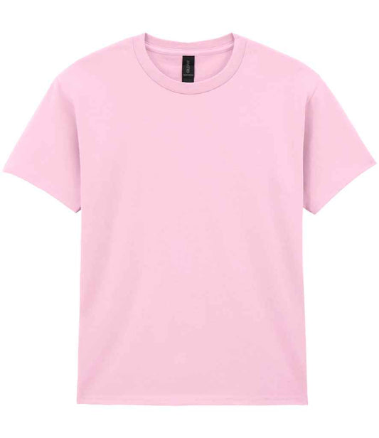 Gildan GD05B Light Pink Front -  Ready to be Embroidered and Printed by Custard Workwear - Cheap Personalised and Customised Workwear in Nottinghamshire, Derbyshire and Leicestershire