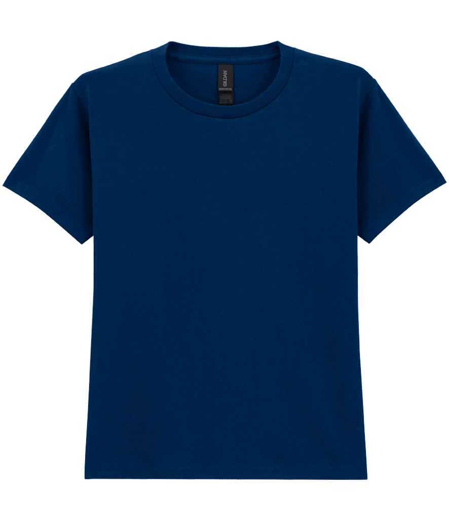 Gildan GD05B Navy Front -  Ready to be Embroidered and Printed by Custard Workwear - Cheap Personalised and Customised Workwear in Nottinghamshire, Derbyshire and Leicestershire