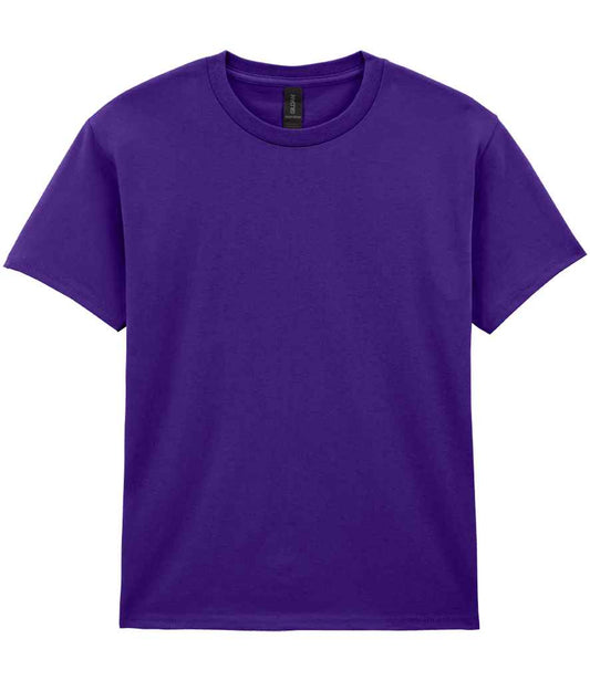 Gildan GD05B Purple Front -  Ready to be Embroidered and Printed by Custard Workwear - Cheap Personalised and Customised Workwear in Nottinghamshire, Derbyshire and Leicestershire