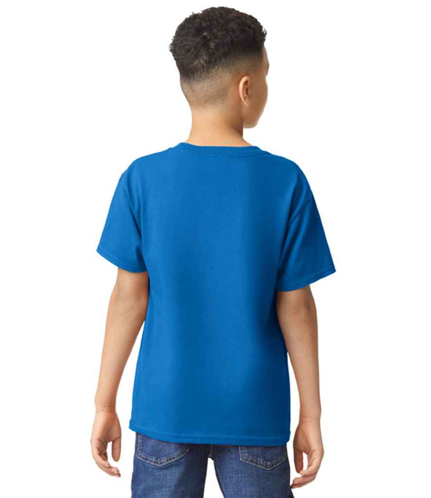 Gildan GD05B Royal Blue Model -  Ready to be Embroidered and Printed by Custard Workwear - Cheap Personalised and Customised Workwear in Nottinghamshire, Derbyshire and Leicestershire
