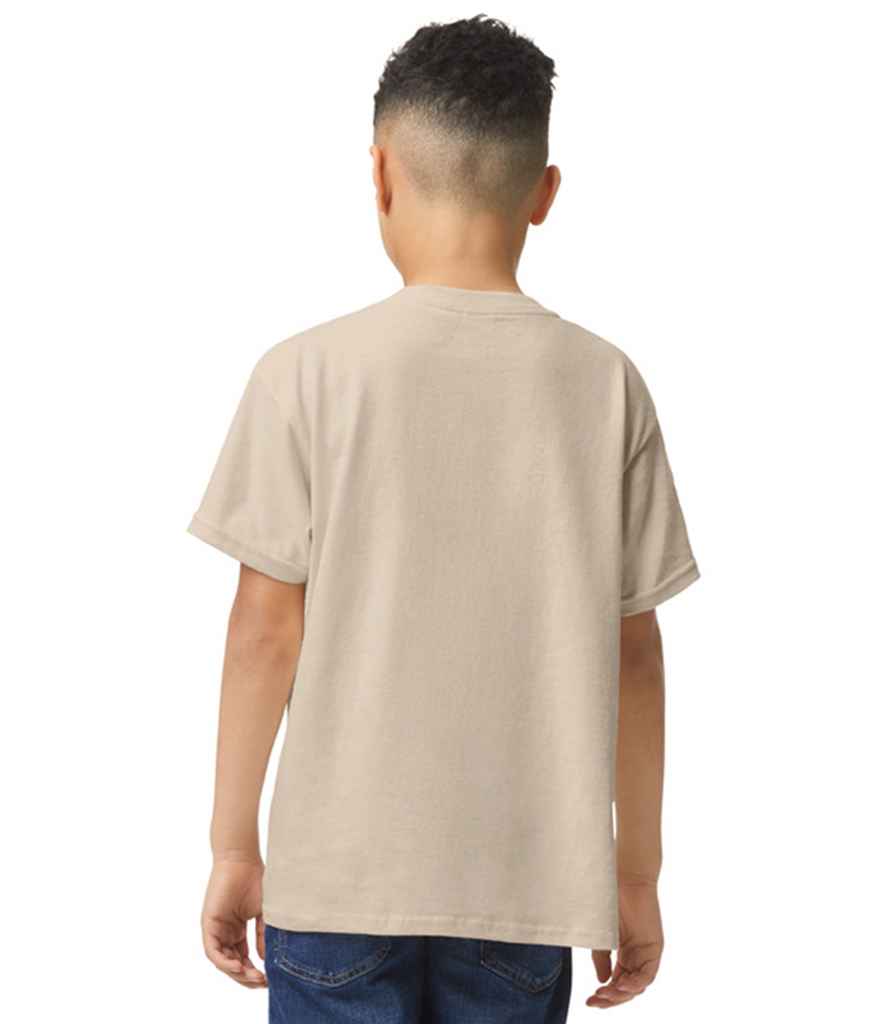 Gildan GD05B Sand Model -  Ready to be Embroidered and Printed by Custard Workwear - Cheap Personalised and Customised Workwear in Nottinghamshire, Derbyshire and Leicestershire