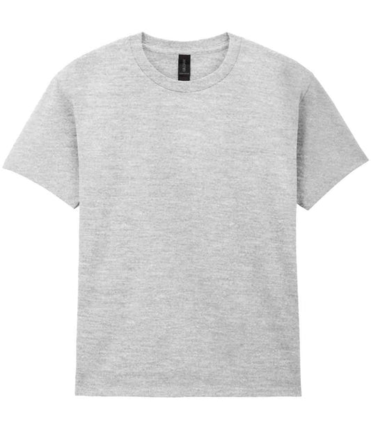 Gildan GD05B Sport Grey Front -  Ready to be Embroidered and Printed by Custard Workwear - Cheap Personalised and Customised Workwear in Nottinghamshire, Derbyshire and Leicestershire