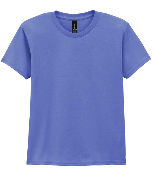 Gildan GD05B Violet Front -  Ready to be Embroidered and Printed by Custard Workwear - Cheap Personalised and Customised Workwear in Nottinghamshire, Derbyshire and Leicestershire