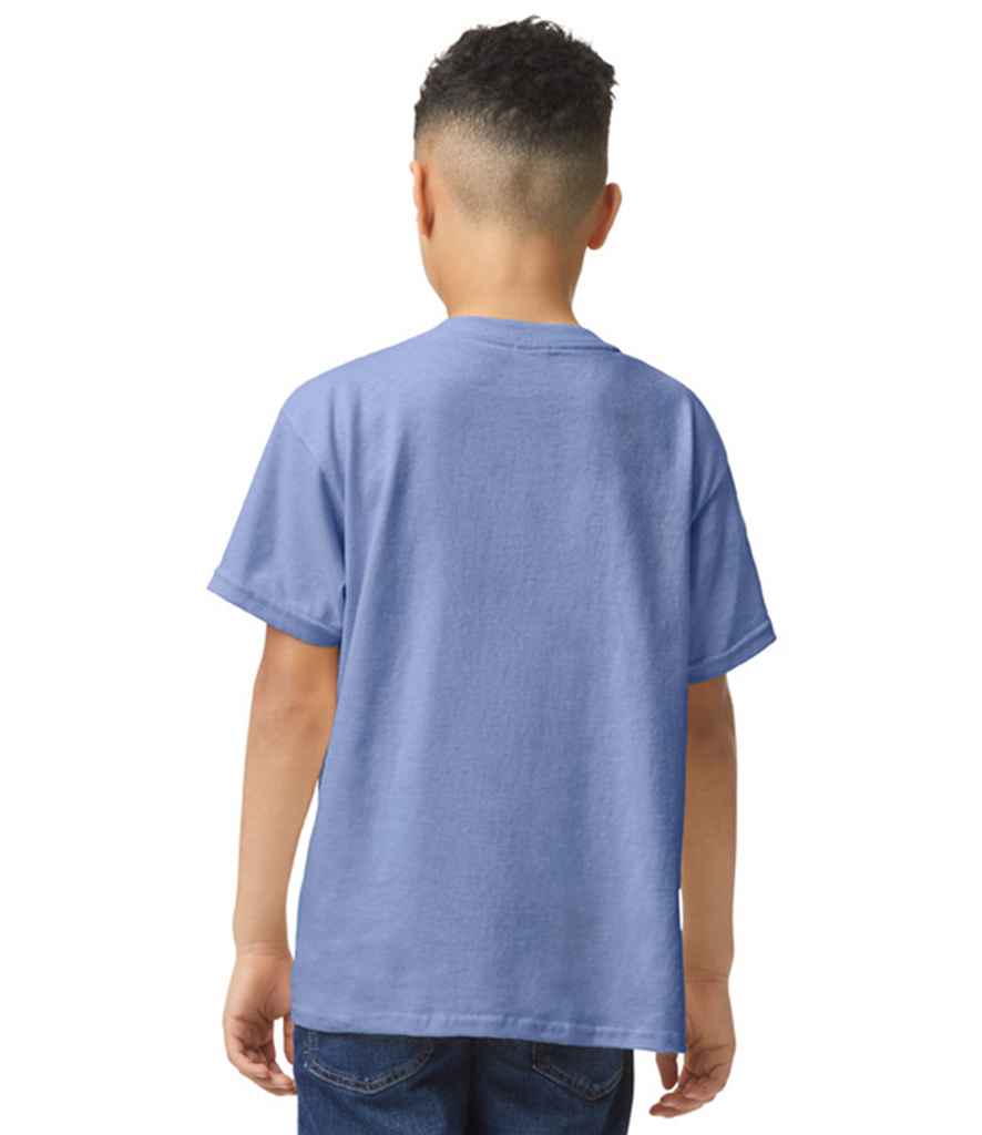 Gildan GD05B Violet Model -  Ready to be Embroidered and Printed by Custard Workwear - Cheap Personalised and Customised Workwear in Nottinghamshire, Derbyshire and Leicestershire