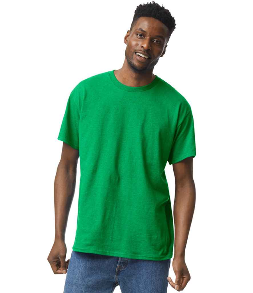 Gildan GD05 Antique Irish Green Model -  Ready to be Embroidered and Printed by Custard Workwear - Cheap Personalised and Customised Workwear in Nottinghamshire, Derbyshire and Leicestershire
