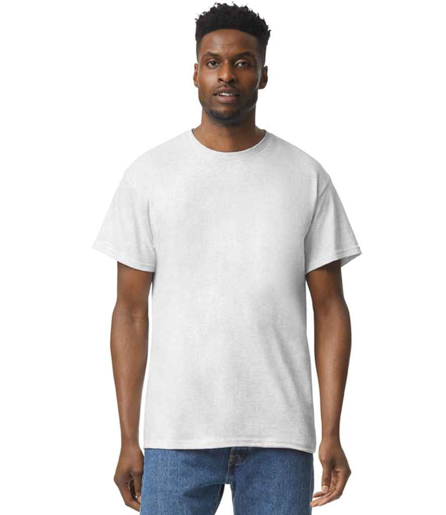 Gildan GD05 Ash Model -  Ready to be Embroidered and Printed by Custard Workwear - Cheap Personalised and Customised Workwear in Nottinghamshire, Derbyshire and Leicestershire