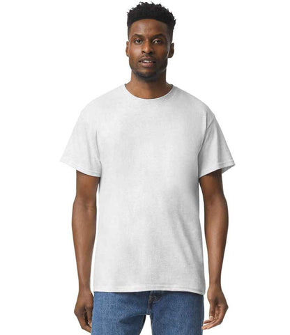 Gildan GD05 Ash Model -  Ready to be Embroidered and Printed by Custard Workwear - Cheap Personalised and Customised Workwear in Nottinghamshire, Derbyshire and Leicestershire