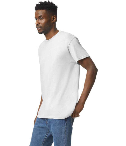Gildan GD05 Ash Model -  Ready to be Embroidered and Printed by Custard Workwear - Cheap Personalised and Customised Workwear in Nottinghamshire, Derbyshire and Leicestershire