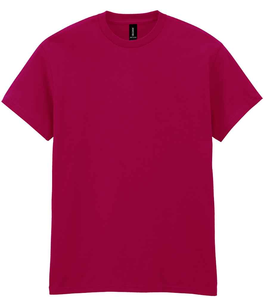 Gildan GD05 Cardinal Red Front -  Ready to be Embroidered and Printed by Custard Workwear - Cheap Personalised and Customised Workwear in Nottinghamshire, Derbyshire and Leicestershire