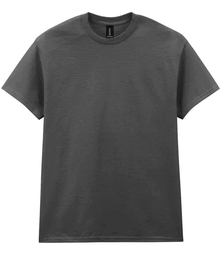 Gildan GD05 Charcoal Front -  Ready to be Embroidered and Printed by Custard Workwear - Cheap Personalised and Customised Workwear in Nottinghamshire, Derbyshire and Leicestershire