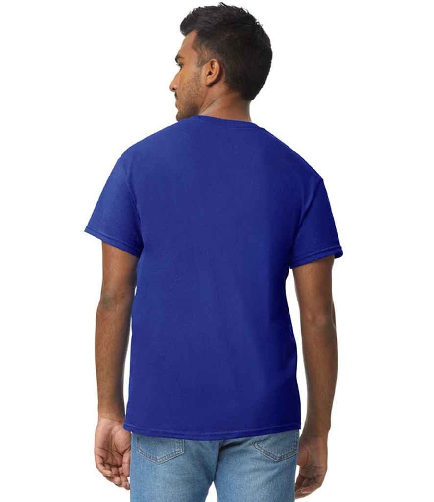 Gildan GD05 Cobalt Model -  Ready to be Embroidered and Printed by Custard Workwear - Cheap Personalised and Customised Workwear in Nottinghamshire, Derbyshire and Leicestershire