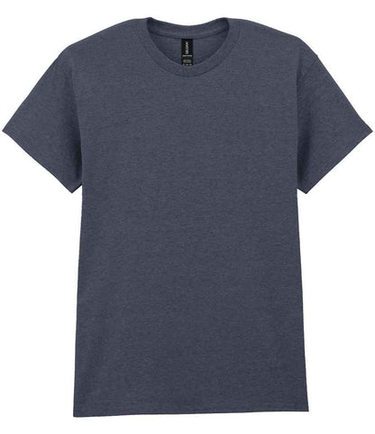 Gildan GD05 Dark Heather Front -  Ready to be Embroidered and Printed by Custard Workwear - Cheap Personalised and Customised Workwear in Nottinghamshire, Derbyshire and Leicestershire