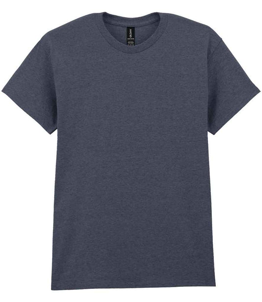 Gildan GD05 Dark Heather Front -  Ready to be Embroidered and Printed by Custard Workwear - Cheap Personalised and Customised Workwear in Nottinghamshire, Derbyshire and Leicestershire