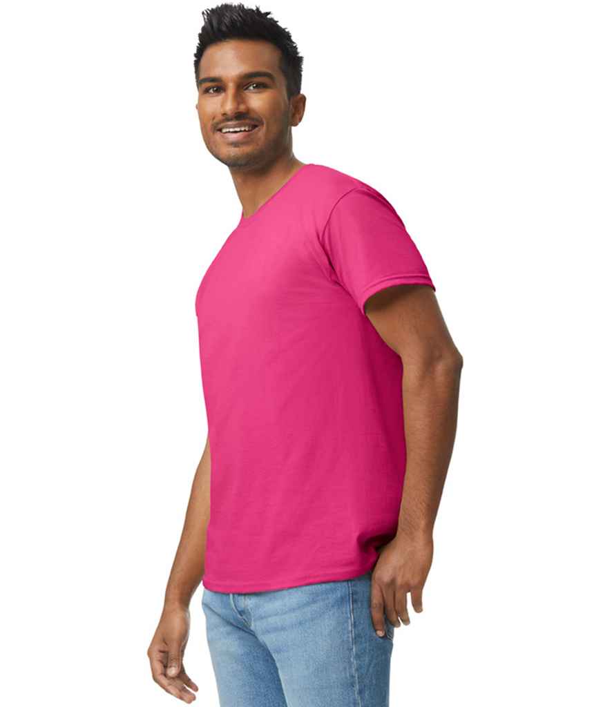 Gildan GD05 Heliconia Model -  Ready to be Embroidered and Printed by Custard Workwear - Cheap Personalised and Customised Workwear in Nottinghamshire, Derbyshire and Leicestershire