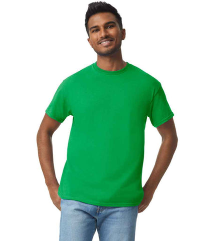 Gildan GD05 Irish Green Model -  Ready to be Embroidered and Printed by Custard Workwear - Cheap Personalised and Customised Workwear in Nottinghamshire, Derbyshire and Leicestershire