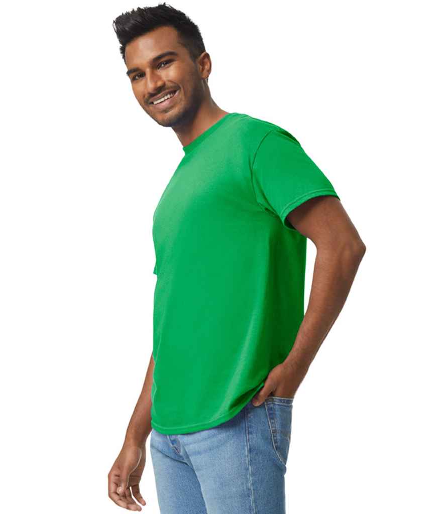 Gildan GD05 Irish Green Model -  Ready to be Embroidered and Printed by Custard Workwear - Cheap Personalised and Customised Workwear in Nottinghamshire, Derbyshire and Leicestershire