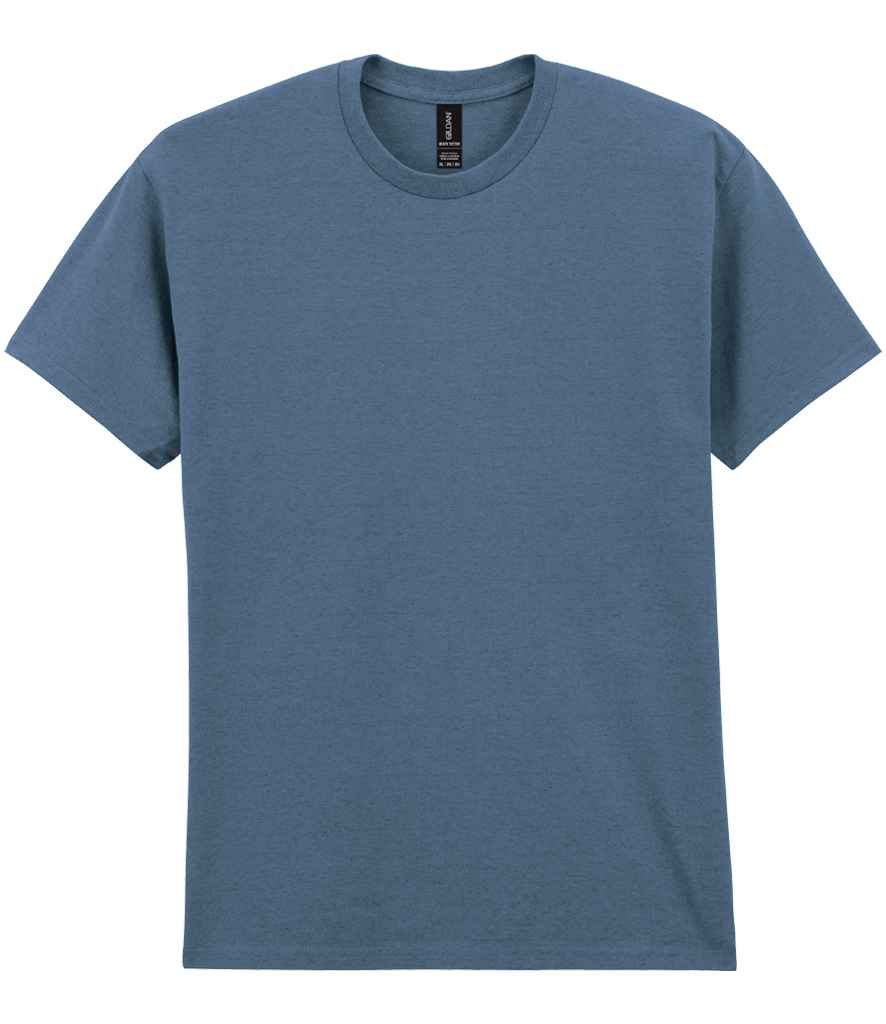 Gildan GD05 Indigo Front -  Ready to be Embroidered and Printed by Custard Workwear - Cheap Personalised and Customised Workwear in Nottinghamshire, Derbyshire and Leicestershire