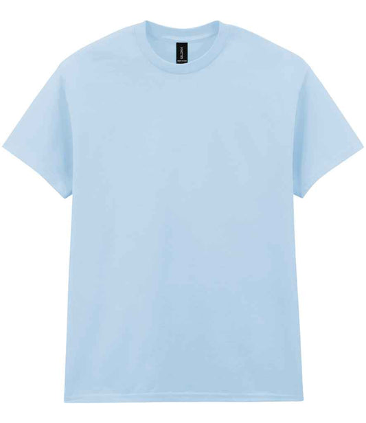 Gildan GD05 Light Blue Front -  Ready to be Embroidered and Printed by Custard Workwear - Cheap Personalised and Customised Workwear in Nottinghamshire, Derbyshire and Leicestershire