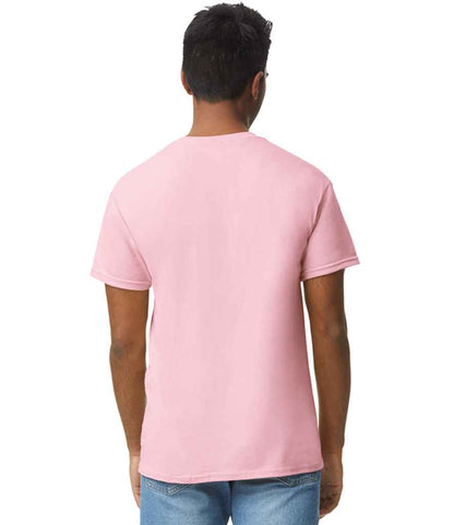 Gildan GD05 Light Pink Model -  Ready to be Embroidered and Printed by Custard Workwear - Cheap Personalised and Customised Workwear in Nottinghamshire, Derbyshire and Leicestershire