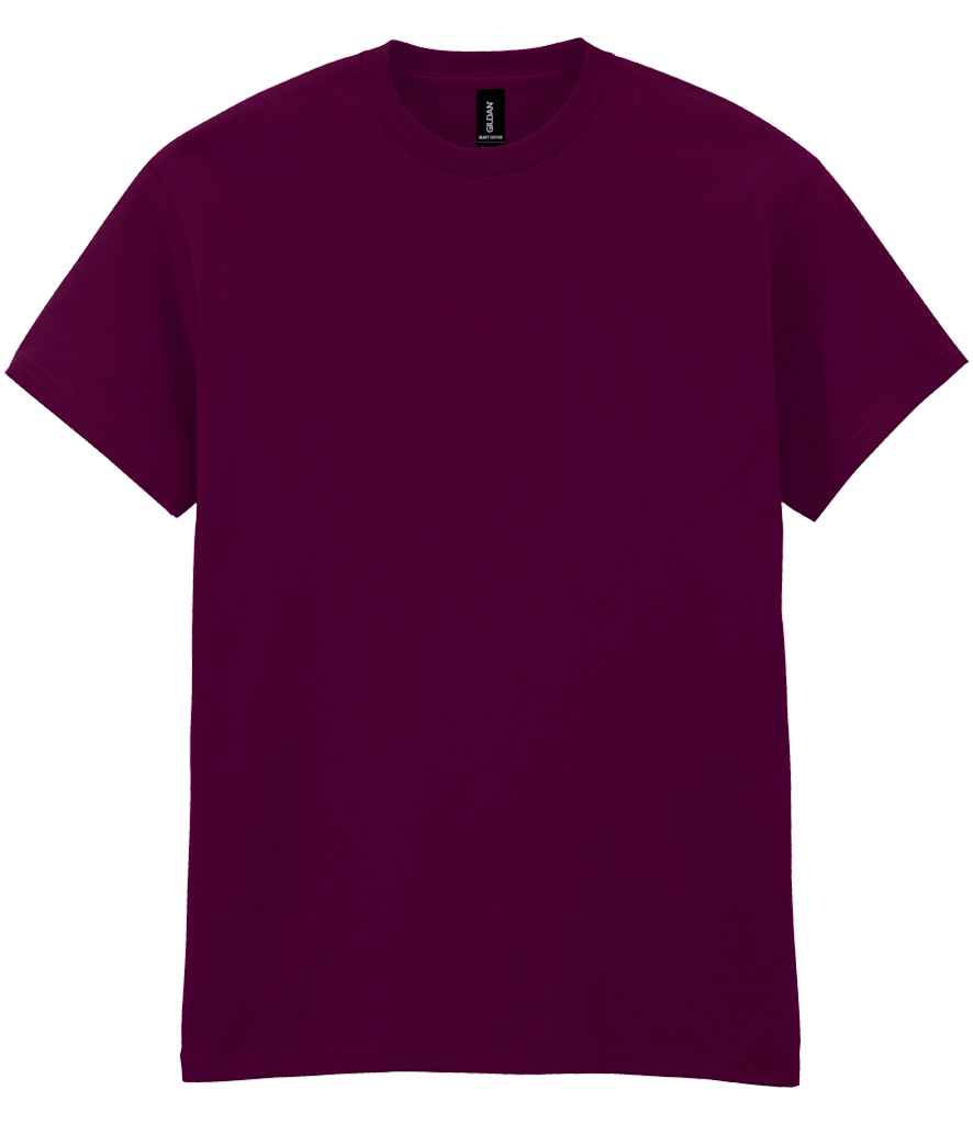 Gildan GD05 Maroon Front -  Ready to be Embroidered and Printed by Custard Workwear - Cheap Personalised and Customised Workwear in Nottinghamshire, Derbyshire and Leicestershire