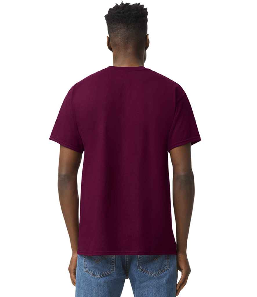 Gildan GD05 Maroon Model -  Ready to be Embroidered and Printed by Custard Workwear - Cheap Personalised and Customised Workwear in Nottinghamshire, Derbyshire and Leicestershire