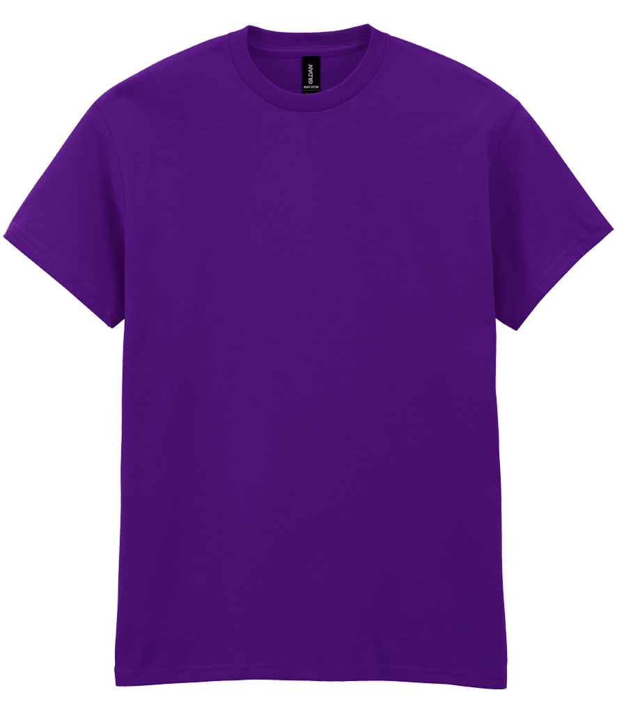 Gildan GD05 Purple Front -  Ready to be Embroidered and Printed by Custard Workwear - Cheap Personalised and Customised Workwear in Nottinghamshire, Derbyshire and Leicestershire