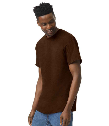 Gildan GD05 Russet Model -  Ready to be Embroidered and Printed by Custard Workwear - Cheap Personalised and Customised Workwear in Nottinghamshire, Derbyshire and Leicestershire