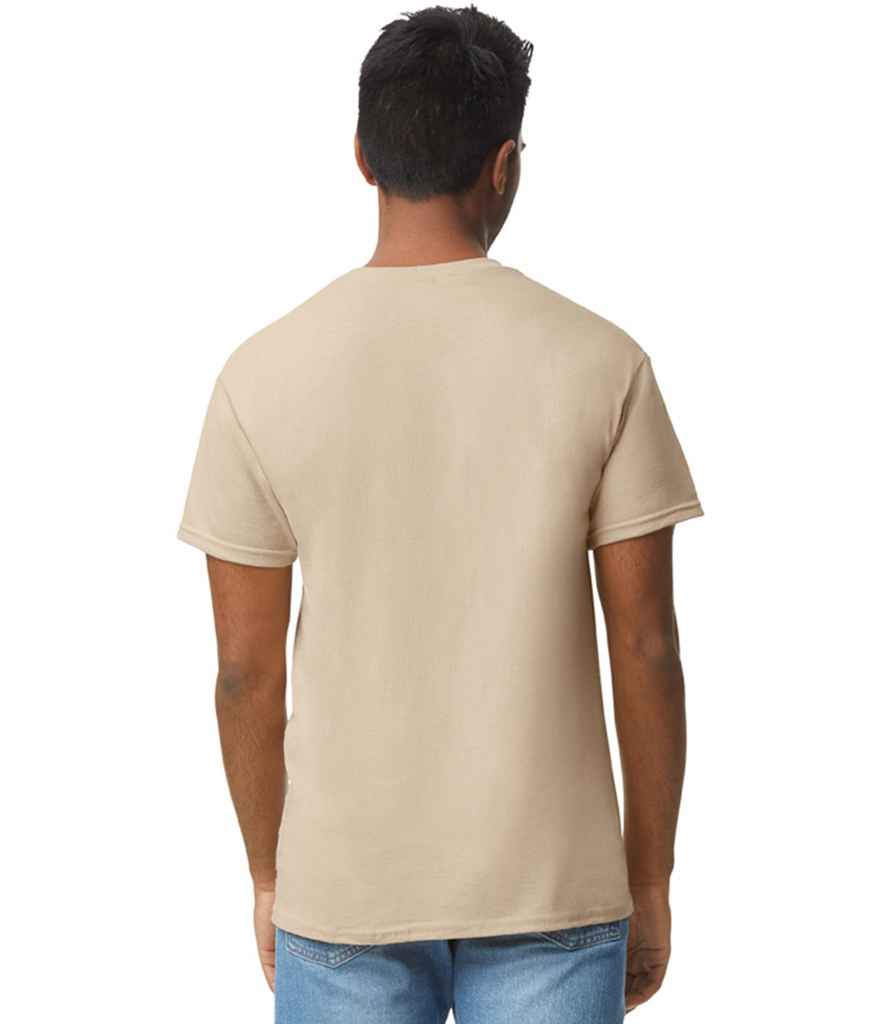 Gildan GD05 Sand Model -  Ready to be Embroidered and Printed by Custard Workwear - Cheap Personalised and Customised Workwear in Nottinghamshire, Derbyshire and Leicestershire