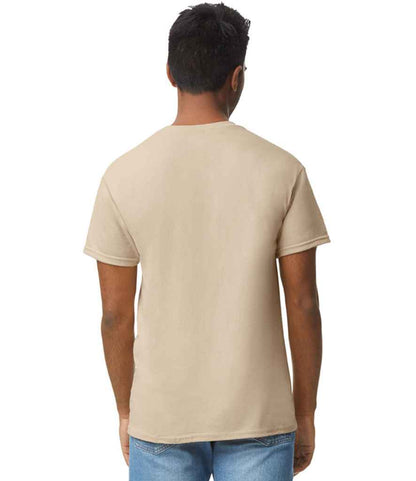 Gildan GD05 Sand Model -  Ready to be Embroidered and Printed by Custard Workwear - Cheap Personalised and Customised Workwear in Nottinghamshire, Derbyshire and Leicestershire