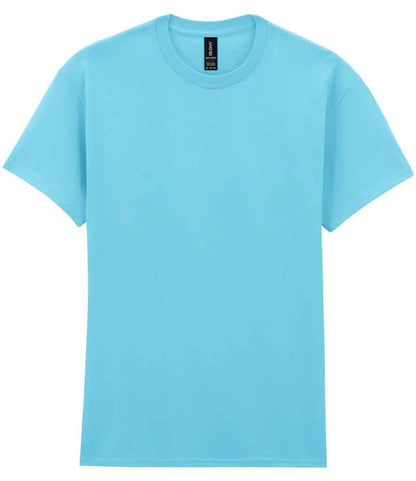 Gildan GD05 Sky Blue Front -  Ready to be Embroidered and Printed by Custard Workwear - Cheap Personalised and Customised Workwear in Nottinghamshire, Derbyshire and Leicestershire
