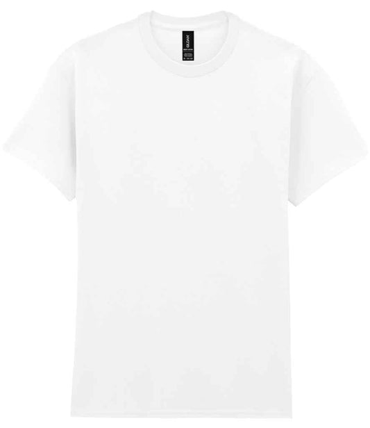 Gildan GD05 White Front -  Ready to be Embroidered and Printed by Custard Workwear - Cheap Personalised and Customised Workwear in Nottinghamshire, Derbyshire and Leicestershire