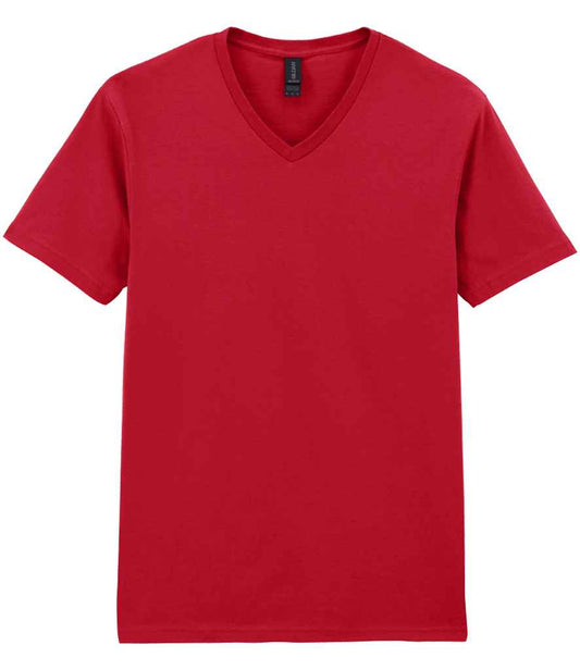 Gildan GD10 Cherry Red Front -  Ready to be Printed by Custard Workwear - Cheap Personalised and Customised Workwear in Nottinghamshire, Derbyshire and Leicestershire