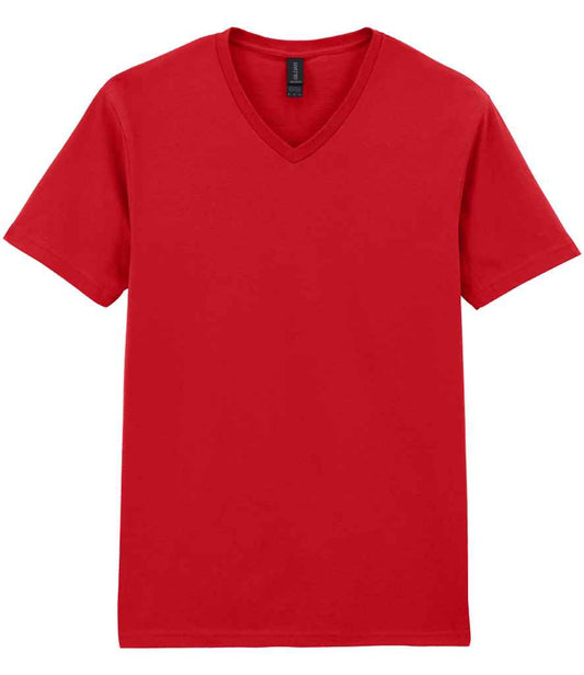 Gildan GD10 Red Front -  Ready to be Printed by Custard Workwear - Cheap Personalised and Customised Workwear in Nottinghamshire, Derbyshire and Leicestershire