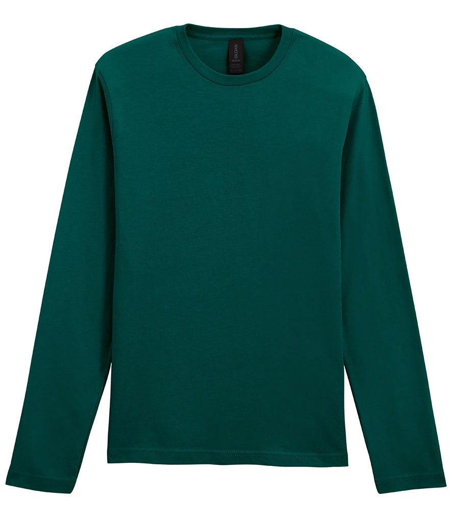 GD11 - SoftStyle® Long Sleeve T-Shirt | Fan Marine Green