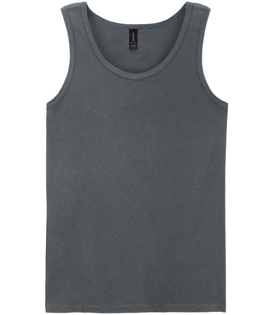 Gildan GD12 Charcoal Front -  Ready to be Printed by Custard Workwear - Cheap Personalised and Customised Workwear in Nottinghamshire, Derbyshire and Leicestershire