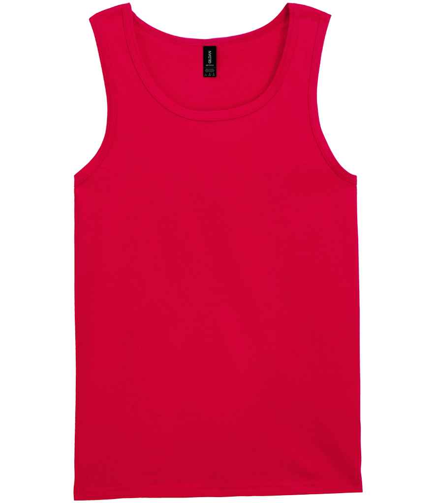 Gildan GD12 Red Front -  Ready to be Printed by Custard Workwear - Cheap Personalised and Customised Workwear in Nottinghamshire, Derbyshire and Leicestershire