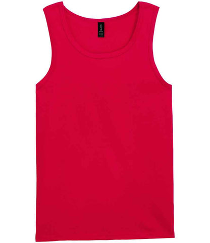 Gildan GD12 Red Front -  Ready to be Printed by Custard Workwear - Cheap Personalised and Customised Workwear in Nottinghamshire, Derbyshire and Leicestershire