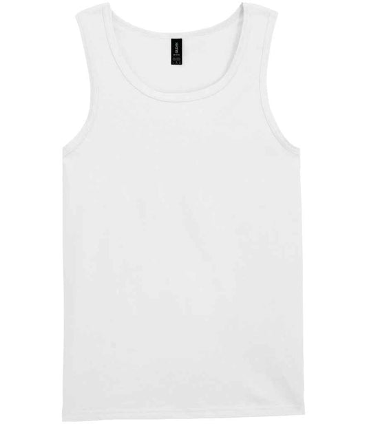Gildan GD12 White Front -  Ready to be Printed by Custard Workwear - Cheap Personalised and Customised Workwear in Nottinghamshire, Derbyshire and Leicestershire
