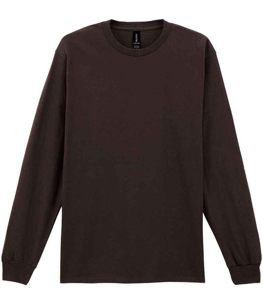 Gildan GD14 Dark Chocolate Front -  Ready to be Embroidered and Printed by Custard Workwear - Cheap Personalised and Customised Workwear in Nottinghamshire, Derbyshire and Leicestershire