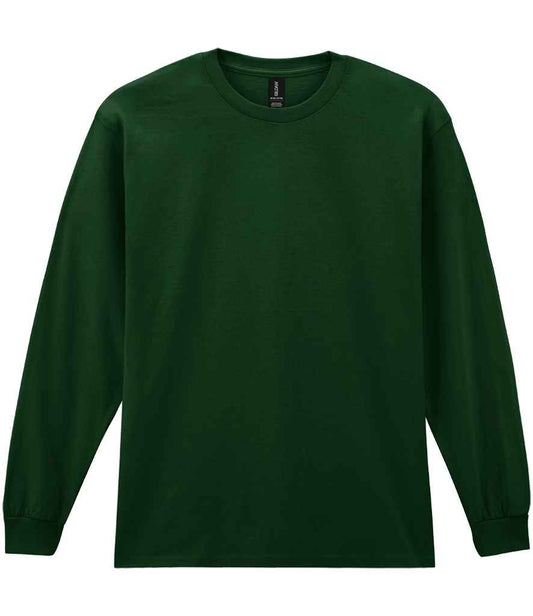 Gildan GD14 Forest Green Front -  Ready to be Embroidered and Printed by Custard Workwear - Cheap Personalised and Customised Workwear in Nottinghamshire, Derbyshire and Leicestershire