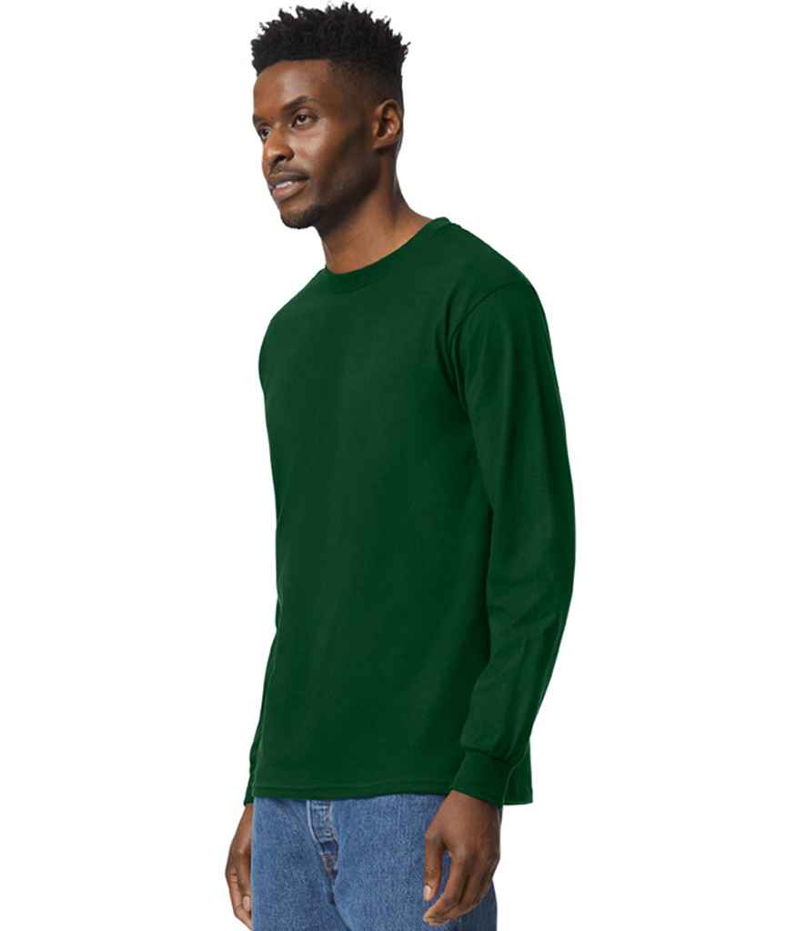 Gildan GD14 Forest Green Model -  Ready to be Embroidered and Printed by Custard Workwear - Cheap Personalised and Customised Workwear in Nottinghamshire, Derbyshire and Leicestershire