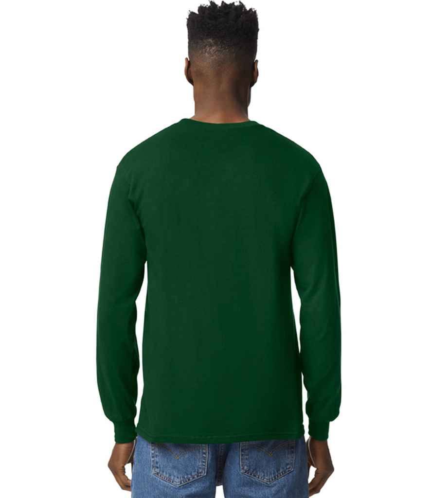 Gildan GD14 Forest Green Model -  Ready to be Embroidered and Printed by Custard Workwear - Cheap Personalised and Customised Workwear in Nottinghamshire, Derbyshire and Leicestershire