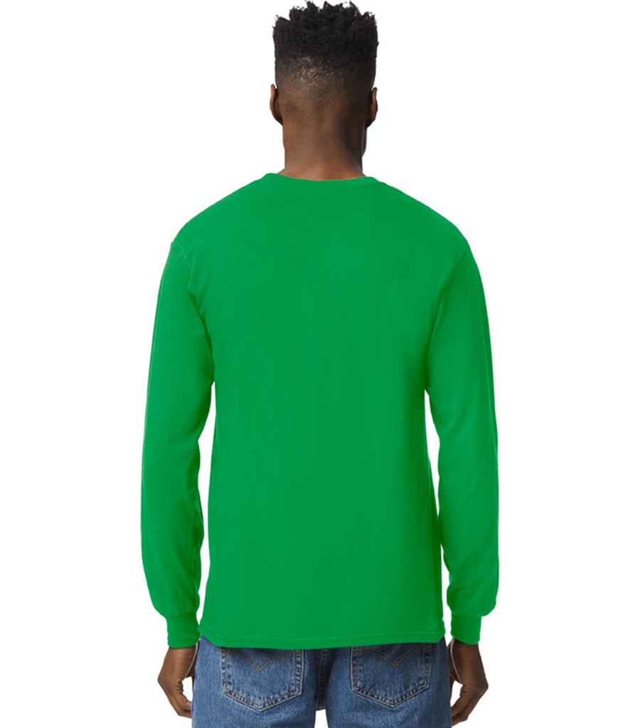 Gildan GD14 Irish Green Model -  Ready to be Embroidered and Printed by Custard Workwear - Cheap Personalised and Customised Workwear in Nottinghamshire, Derbyshire and Leicestershire
