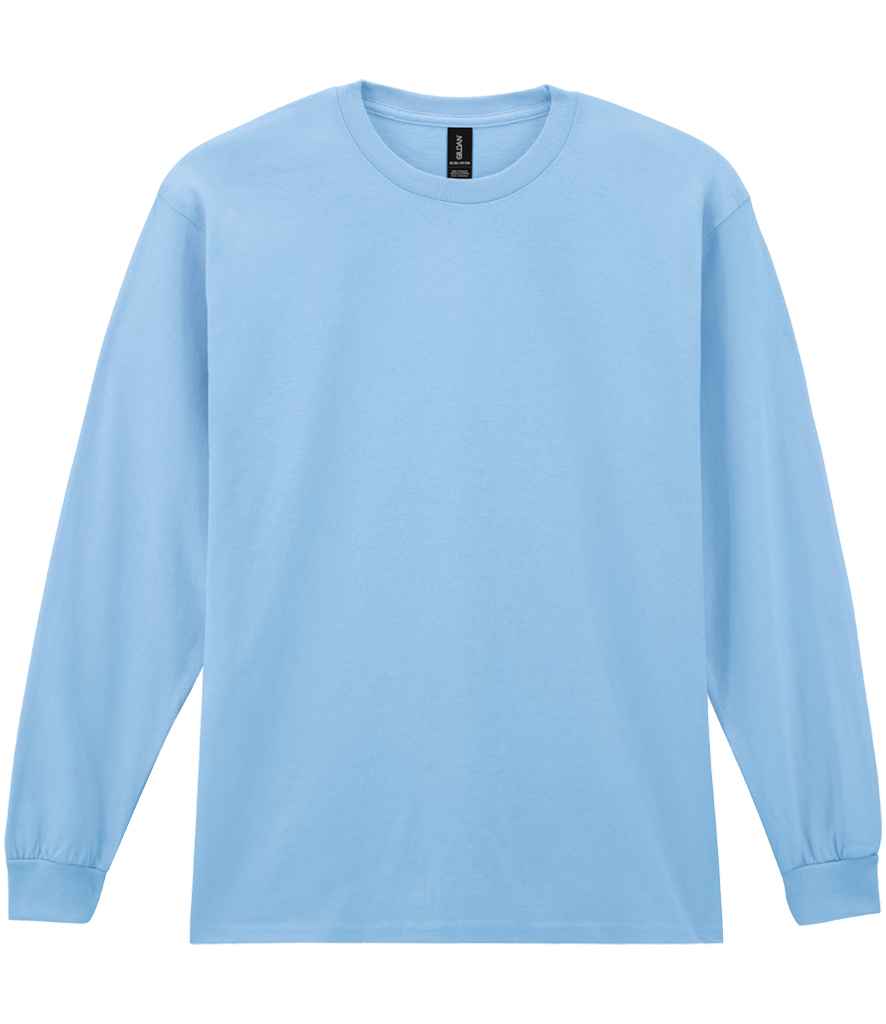 Gildan GD14 Light Blue Front -  Ready to be Embroidered and Printed by Custard Workwear - Cheap Personalised and Customised Workwear in Nottinghamshire, Derbyshire and Leicestershire