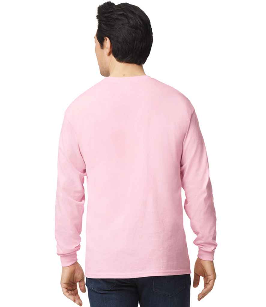 Gildan GD14 Light Pink Model -  Ready to be Embroidered and Printed by Custard Workwear - Cheap Personalised and Customised Workwear in Nottinghamshire, Derbyshire and Leicestershire